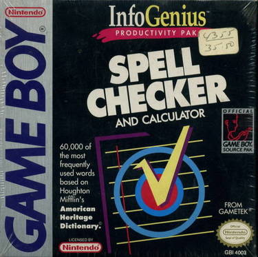 Houghton Mifflin Spell Checker and Calculator